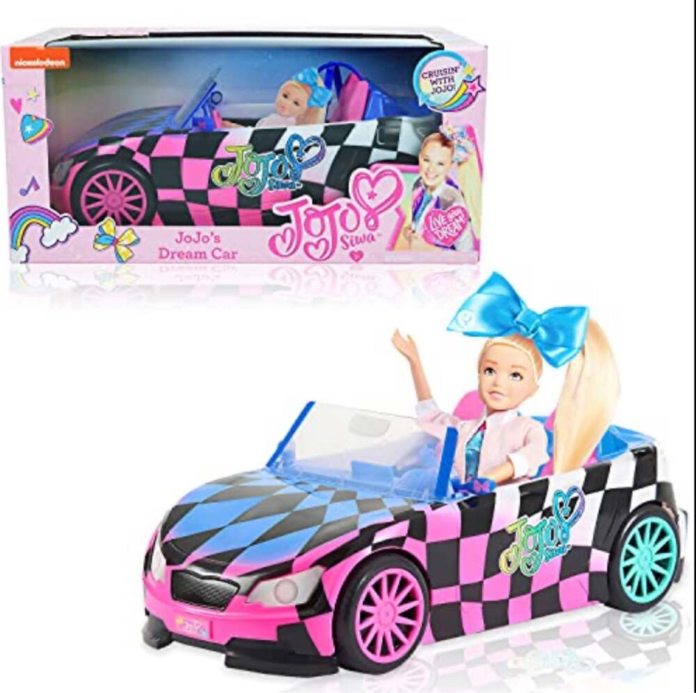 NIB 2020 Nickelodeon Rare Jojo Siwa DREAM Car Cruisin With Jojo Toy Car